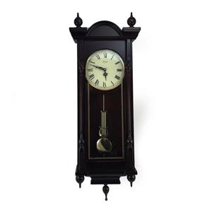 Bedford Wall Clock - 15" x 31" - Wood - Cherrywood