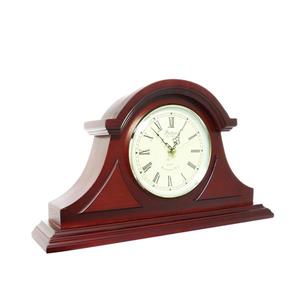 Horloge de cheminée Bedford, 17,25", bois, chêne rouge
