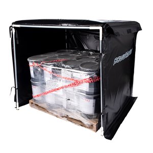 Powerblanket Bulk Material Pallet Heating Hot Box, Portable Job-Site Heater - 40-in x 48-in - Black