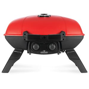 Napoleon TravelQ Portable Propane Gas Grill with Griddle - 24-in - Red