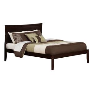 AFI Furnishings Metro Queen Platform Bed with Open Footboard - Espresso