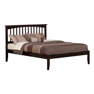 AFI Furnishings Mission King Platform Bed with Open Footboard - Espresso