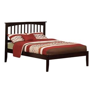 AFI Furnishings Mission Full Platform Bed with Open Footboard - Espresso