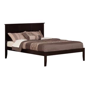 AFI Furnishings Madison Queen Platform Bed with Open Footboard - Espresso