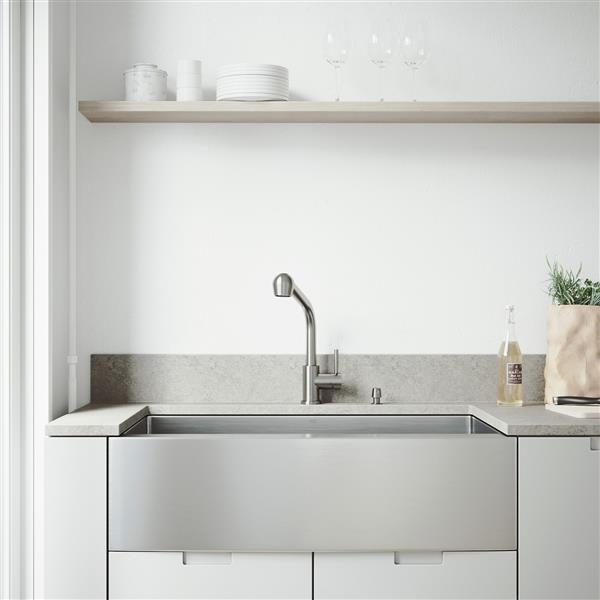 VIGO® Kitchen Sink with Avondale Faucet - 36"
