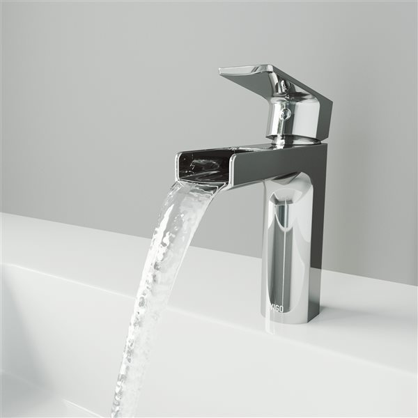 VIGO Ileana&nbsp;7-in H Single Handle One-Hole Bathroom Faucet - Chrome