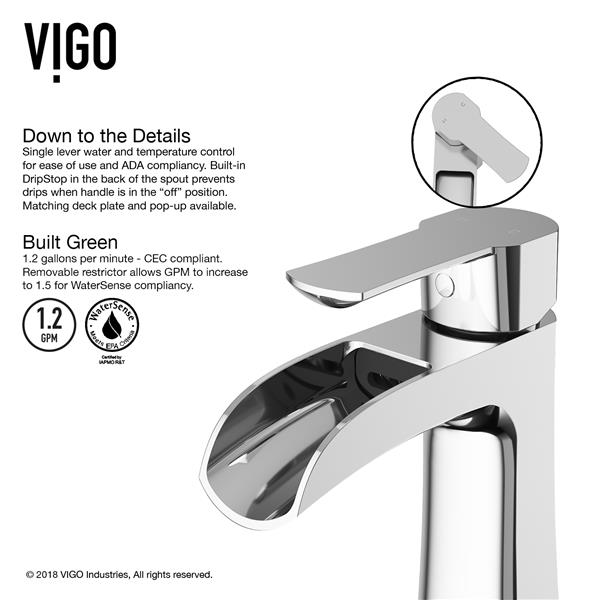 Paloma Single Hole Bathroom Faucet