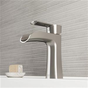 VIGO Paloma Single Hole Bathroom Faucet - Brushed Nickel