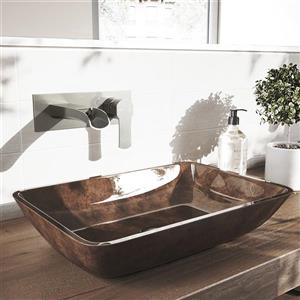 VIGO Cornelius Wall Mount Bathroom Faucet - Brushed Nickel