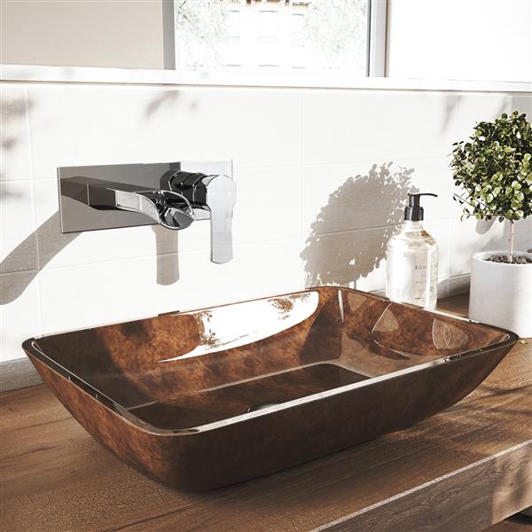 VIGO Cornelius Wall Mount Bathroom Faucet - 1 Handle