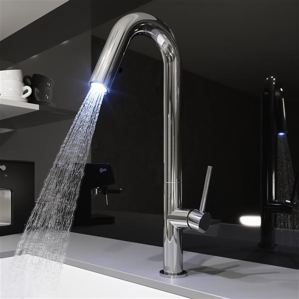 VIGO Oakhurst Led Pull Down Kitchen Faucet Chrome VG02030CH RONA