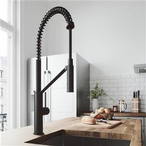 Livingston Magnetic Kitchen Faucet - Matte Black