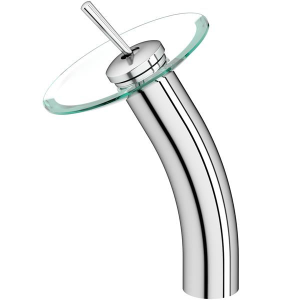 VIGO Waterfall Bathroom Vessel Faucet -  1 Handle - Chrome