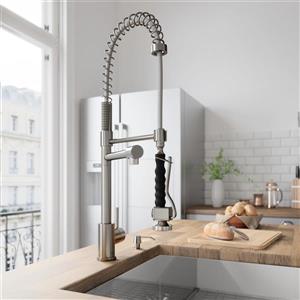 VIGO Zurich Pull-Down Spray Kitchen Faucet - Stainless