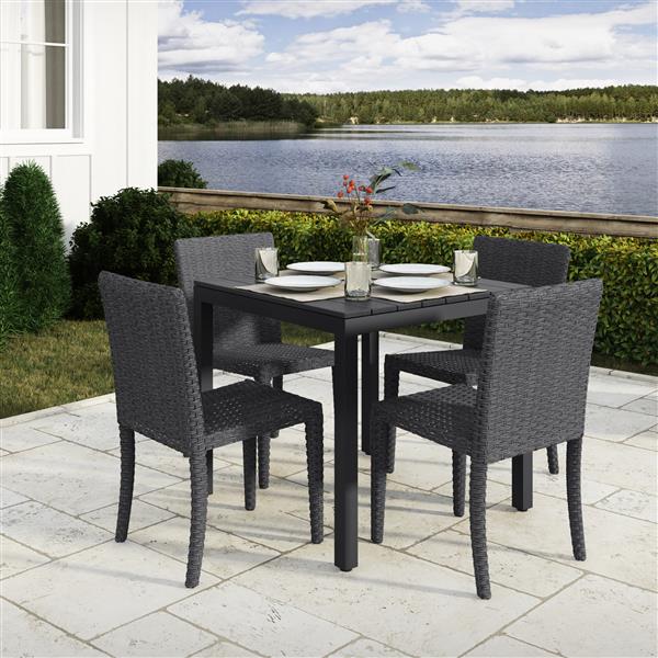 Corliving Outdoor Dining Set With, Corliving Outdoor Furniture