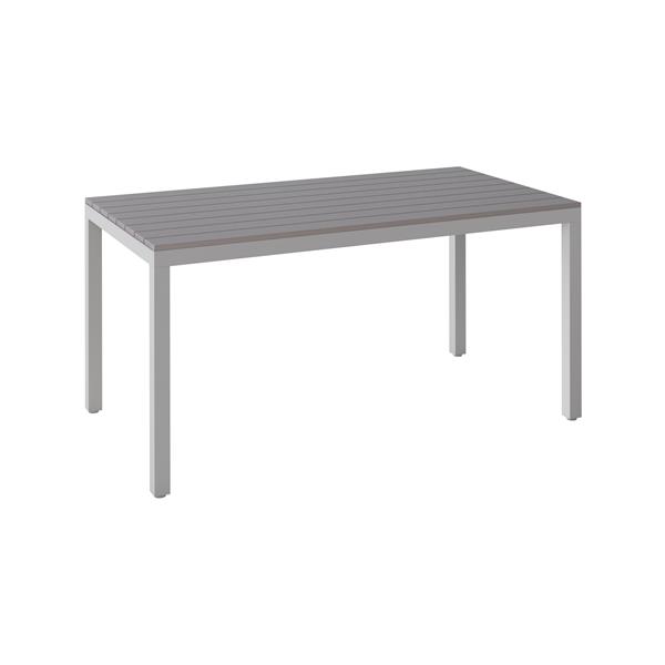 Corliving Outdoor Dining Table Light Grey 31 X 59 Pcl 265 T Corliving Outdoor Dining Table Light