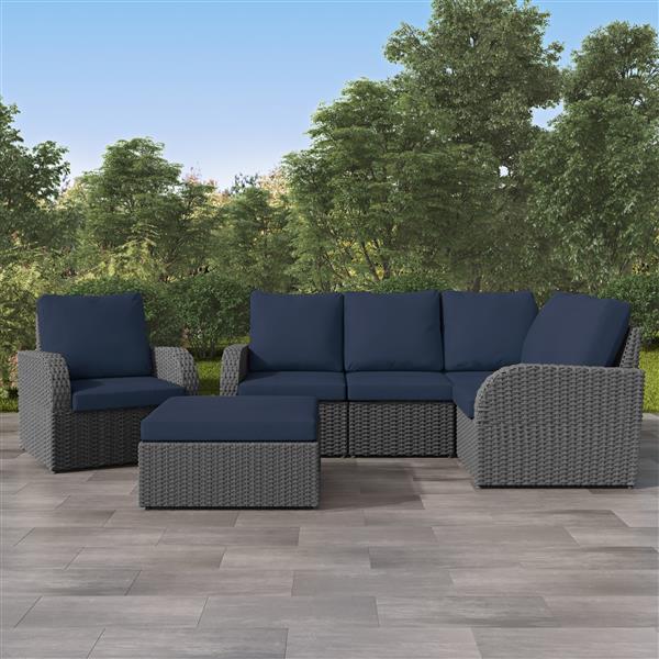 Corliving Corner Sectional Patio Set, Patio Furniture Sectional Canada