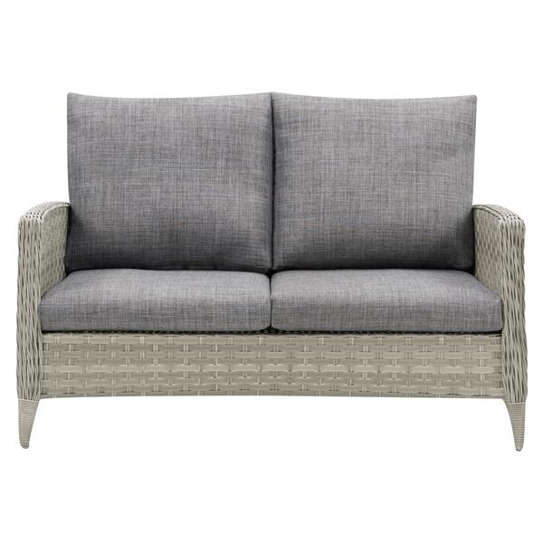 rattan outdoor settee