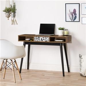 CorLiving Entryway Table or Desk with Drawer and Cubbies