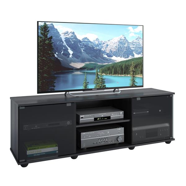 CorLiving TV Stand - Ravenwood Black - TVs up to 64"