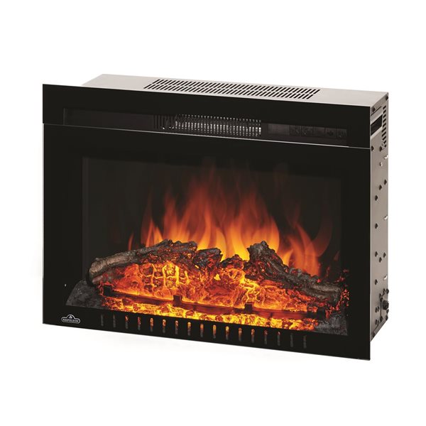 Napoleon Cinema Log Built In Electric Fireplace 24 In Nefb24h 3a