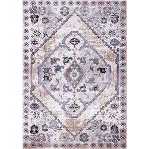 La Dole Rugs® Chania Traditional Area Rug - 4' x 6' - Beige/Cream