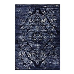 La Dole Rugs® Anatolia Classic Vintage Area Rug - 5' x 7' - Navy Blue
