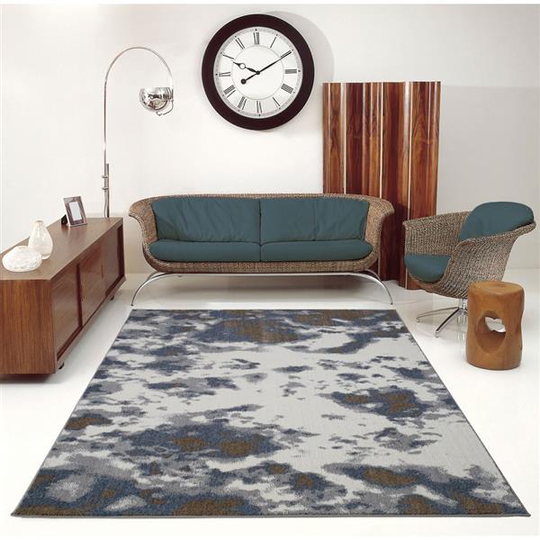 La Dole Rugs® Brampton Turkish Rug - 7-ft x 10-ft - Grey