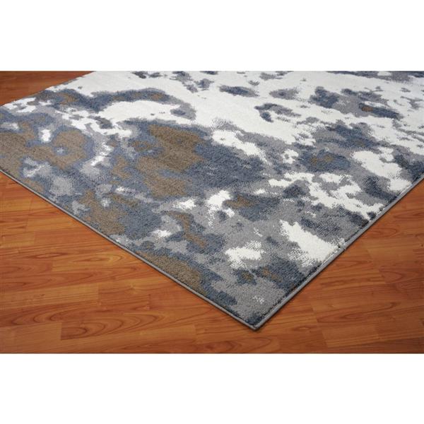 La Dole Rugs® Brampton Turkish Rug - 7-ft x 10-ft - Grey