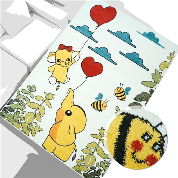 Tapis moderne animaux pour enfants «Moda», 5 pi x 8 pi, multi