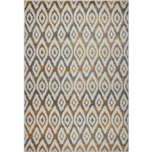 La Dole Rugs®  Bolivya Geometric Modern Area Rug - 4-ft x 6-ft - Grey