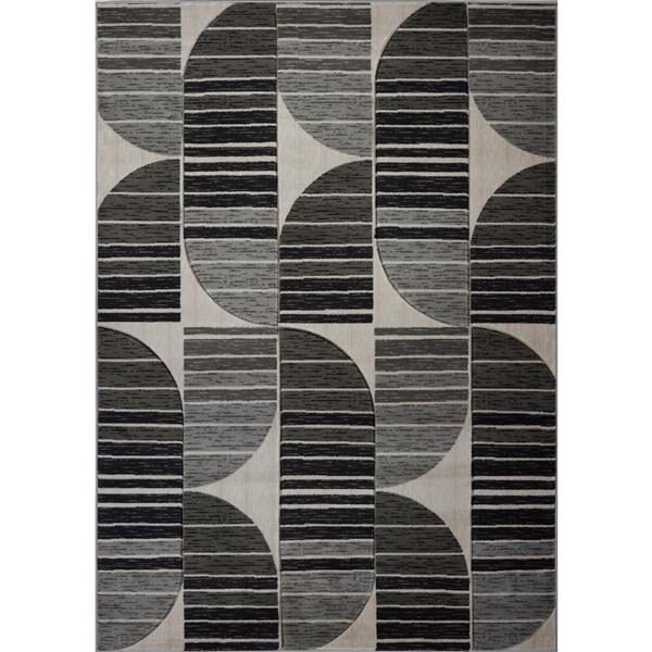 La Dole Rugs Modern Area Rug 5 X 7 Dark Grey Black Vcz11864 Rona - 5 X 7 Black And White Area Rug La Dole Rugs Modern Area Rug 5 X 7 Dark Grey Black Vcz11864 Rona - 5 X 7 Black And White Area Rug