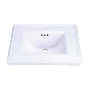 KOHLER Memoirs Pedestal Bathroom Sink Basin - 30.7-in - White