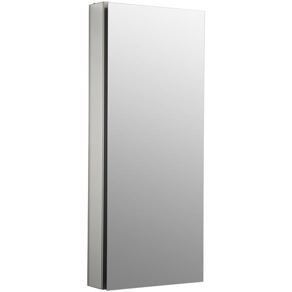 Kohler Catalan Medicine Cabinet 15 In X 3 13 In Aluminum Silver 2938 Pg Saa Rona