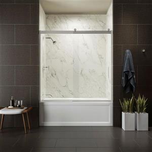 KOHLER Levity Sliding Shower Door - 59.7-in x 62-in - Glass