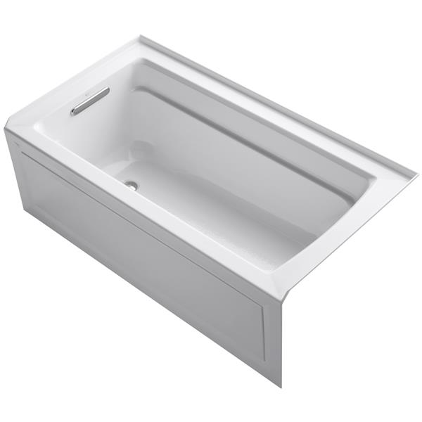 KOHLER Archer Alcove Bath - 32-in x 20.25-in - Acrylic - White