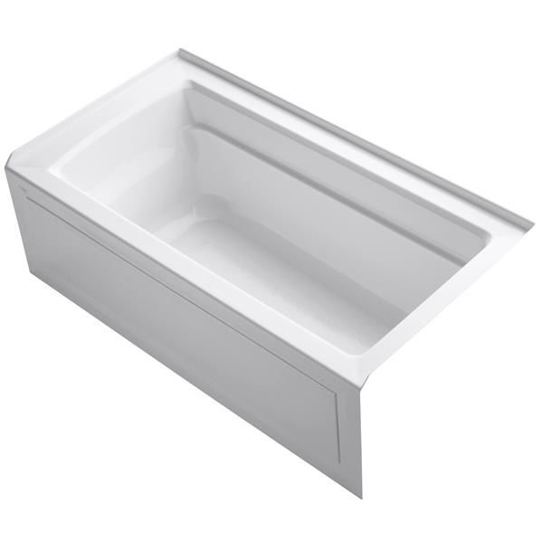 KOHLER Archer Alcove Bath - 32-in x 19-in - Acrylic - White