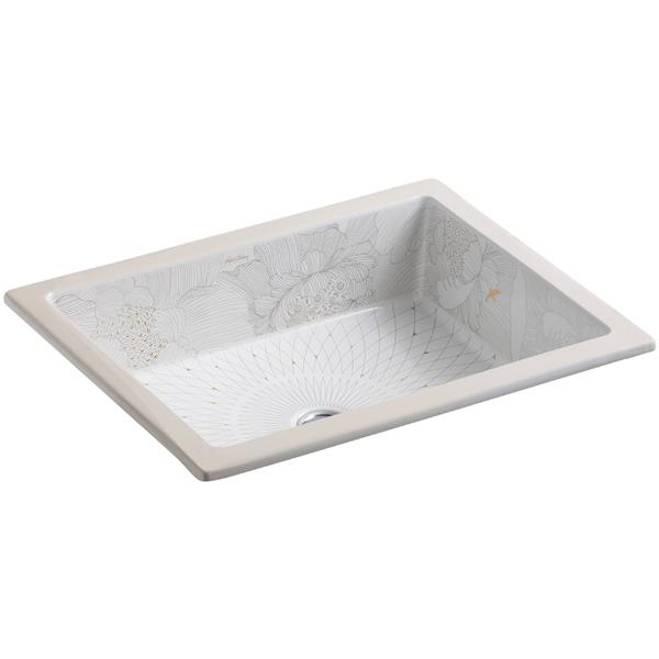 KOHLER Undermount Sink 15 63 In X 6 75 In Porcelain White 14275   330676222 MainImage 001 L 