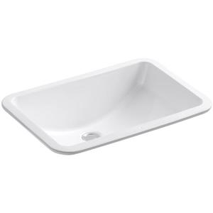KOHLER Ladena Undermount Sink - 14.38-in - Porcelain - White