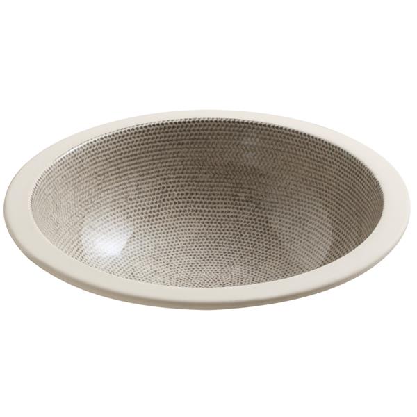 KOHLER Camber Undermount Sink - 16.13-in - Porcelain - Brown