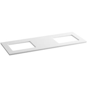 KOHLER Solid/Expressions Vanity Top - 61-in - White