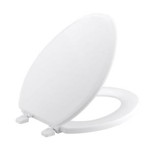 KOHLER Ridgewood Toilet Seat - 18.6-in - Wood - White