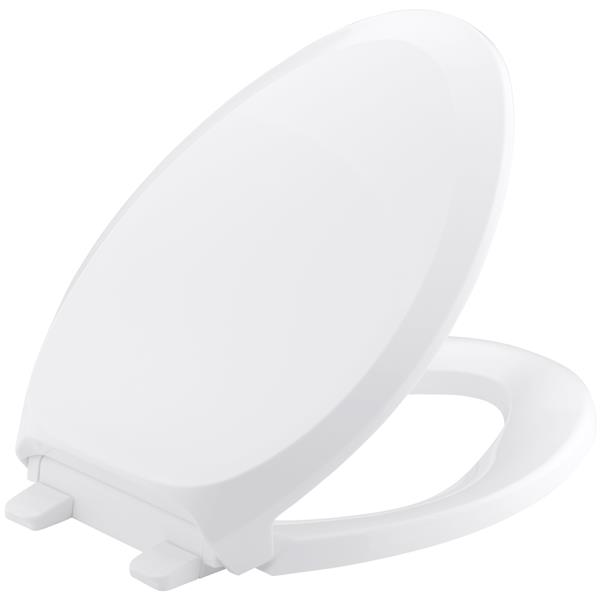 Kohler French Curve Toilet Seat 18 06 In Plastic White 4713 0 Rona - Kohler Toilet Seat Anchor Kit