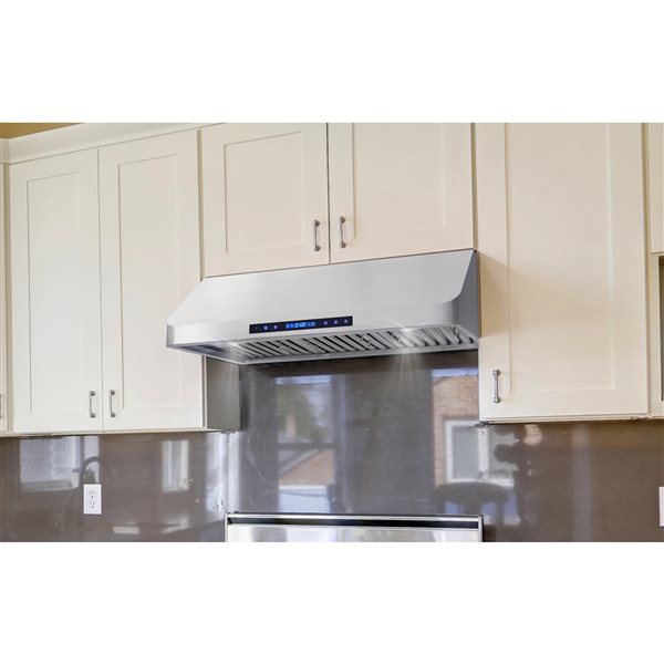 Cosmo Undercabinet Range Hood - 36-in - 500 CFM - Stainless Steel