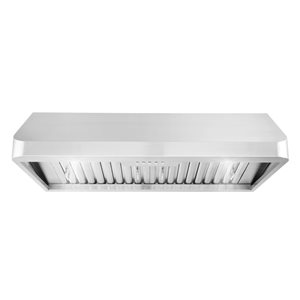 Cosmo Undercabinet Range Hood - 36-in - 500 CFM - Stainless Steel