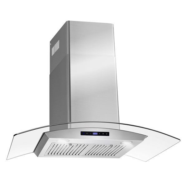 Cosmo 36-in Wall-Mounted Range Hood 380 CFM - Stainless Steel