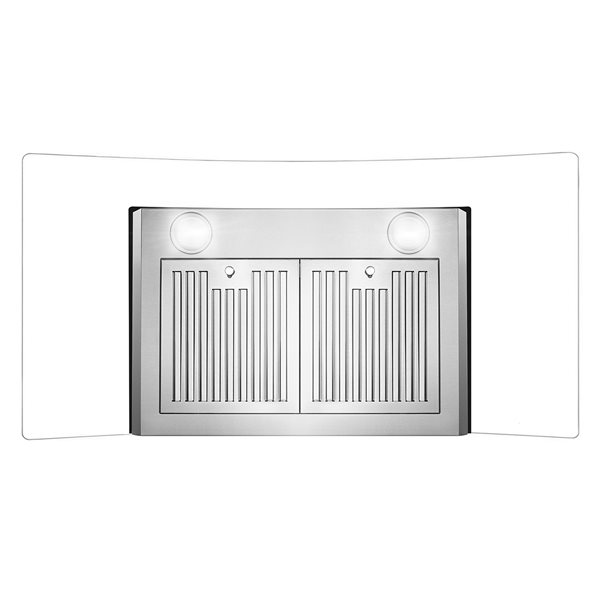 Cosmo 36-in Wall-Mounted Range Hood 380 CFM - Stainless Steel