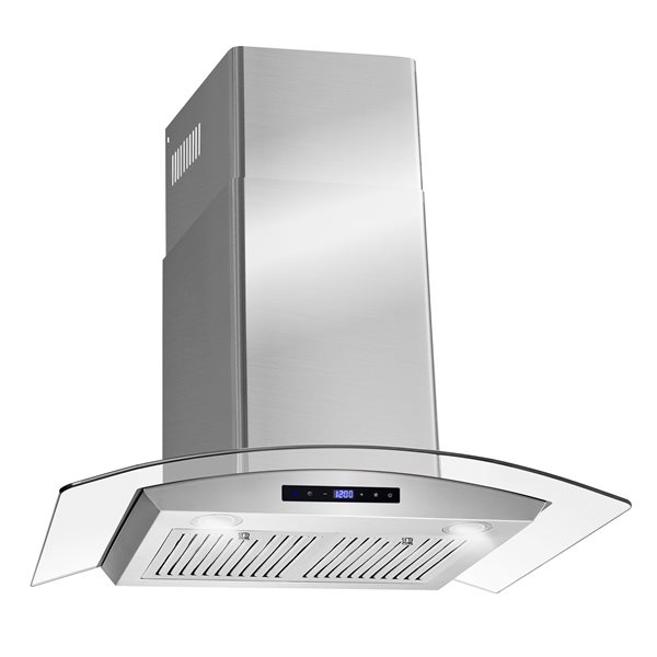 Cosmo 30-in Wall-Mounted Range Hood 380 CFM - Stainless Steel