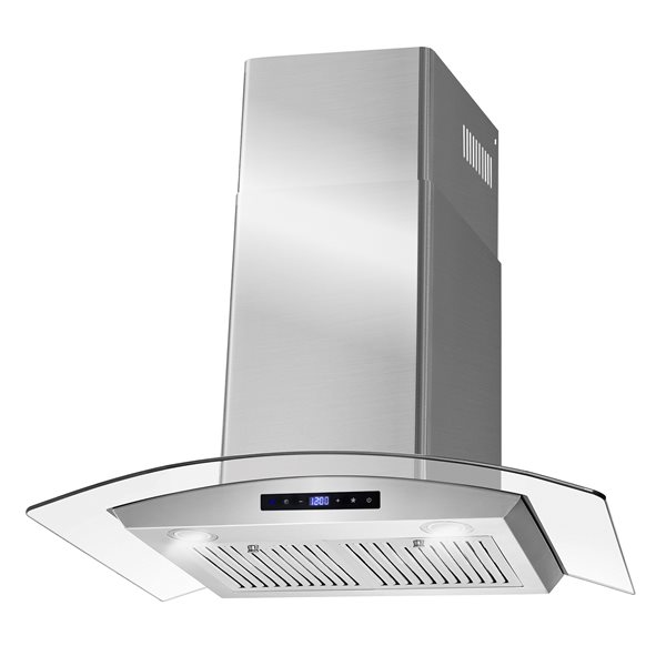 Cosmo 30-in Wall-Mounted Range Hood 380 CFM - Stainless Steel