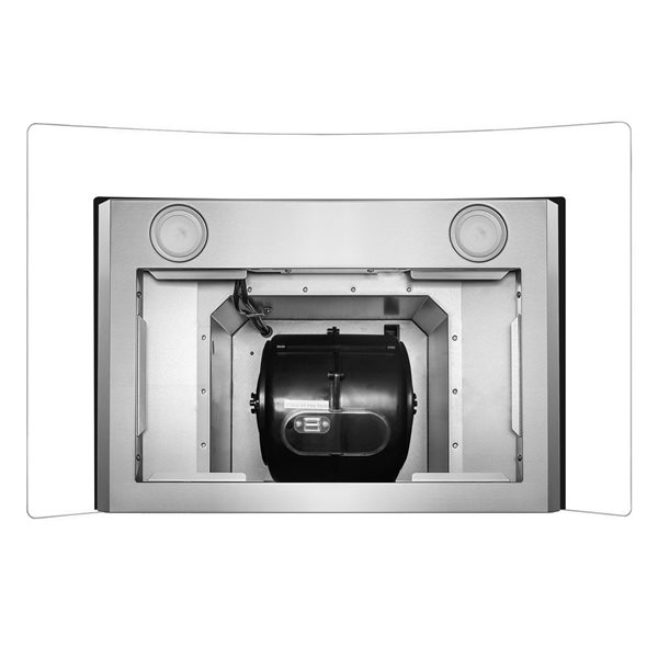 Cosmo 30-in Wall-Mounted Range Hood 380 CFM - Stainless Steel